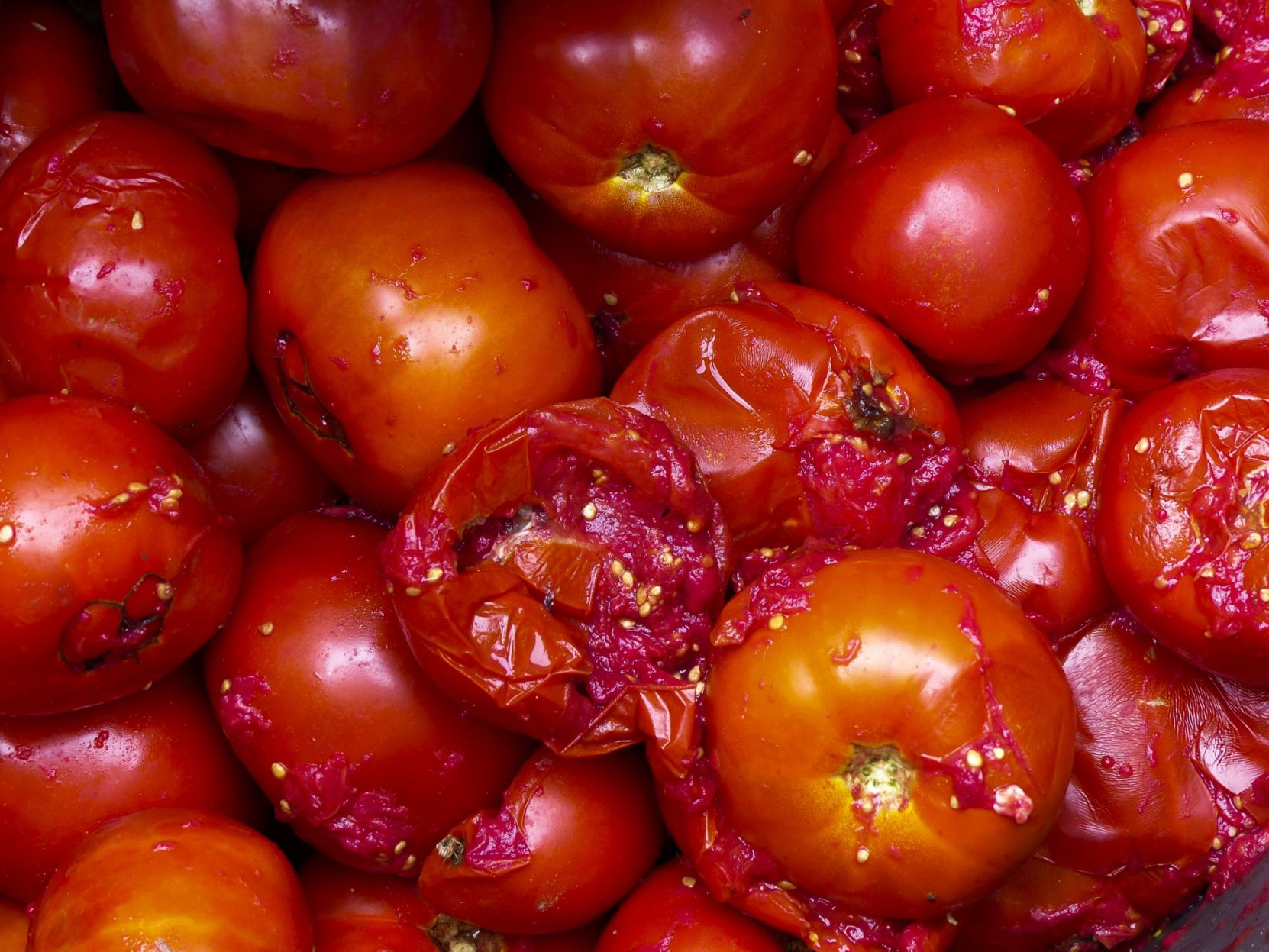 Toss spoiled produce.
